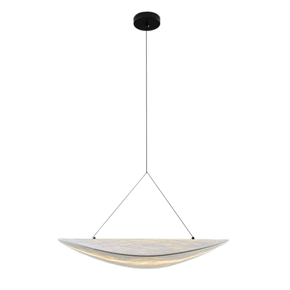 Wavy Fibre Linear Pendant Light