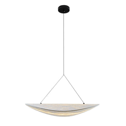 Wavy Fibre Linear Pendant Light