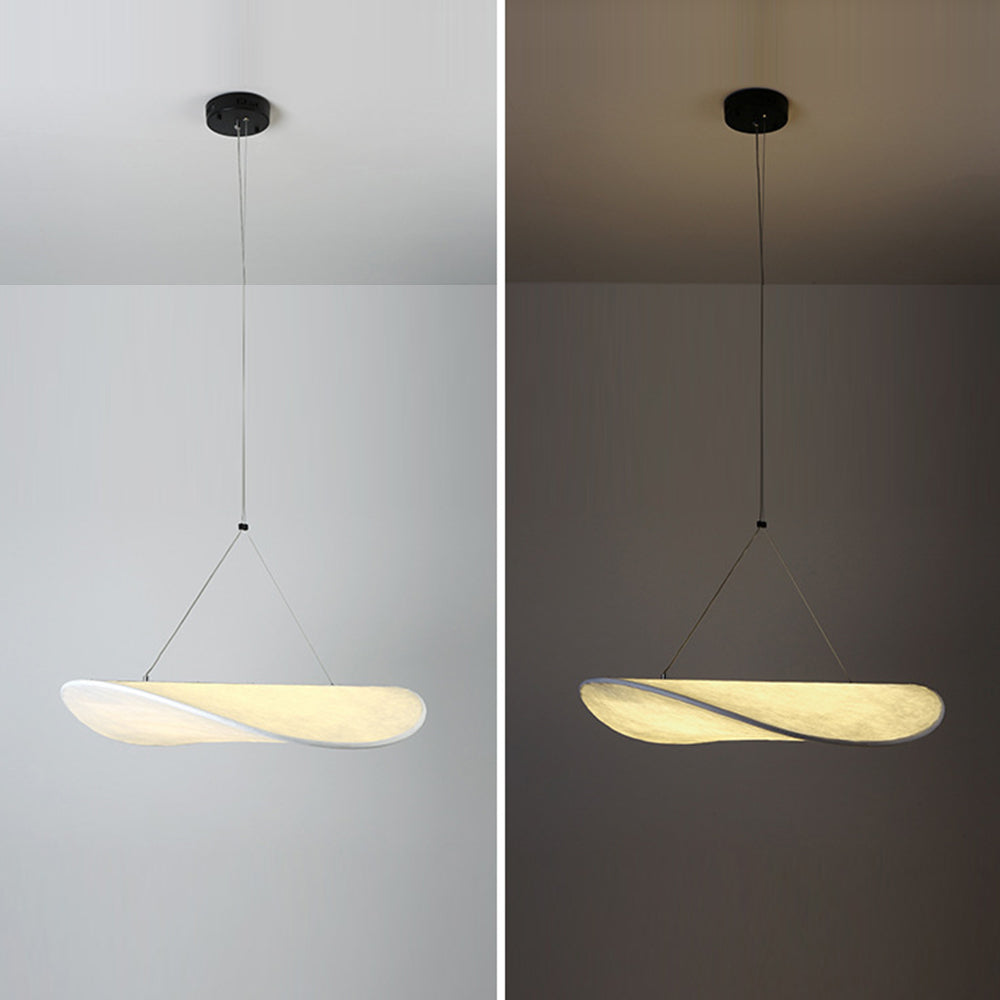 Wavy Fibre Linear Pendant Light