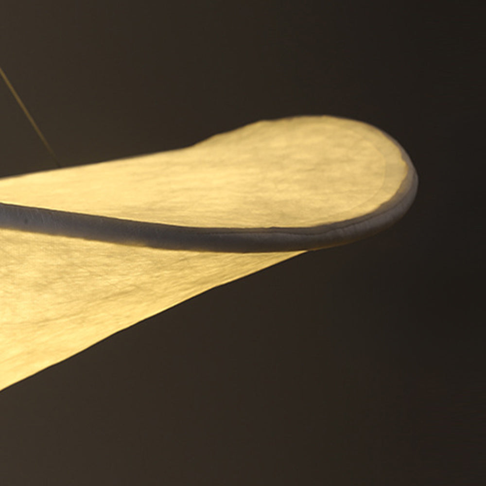 Wavy Fibre Linear Pendant Light