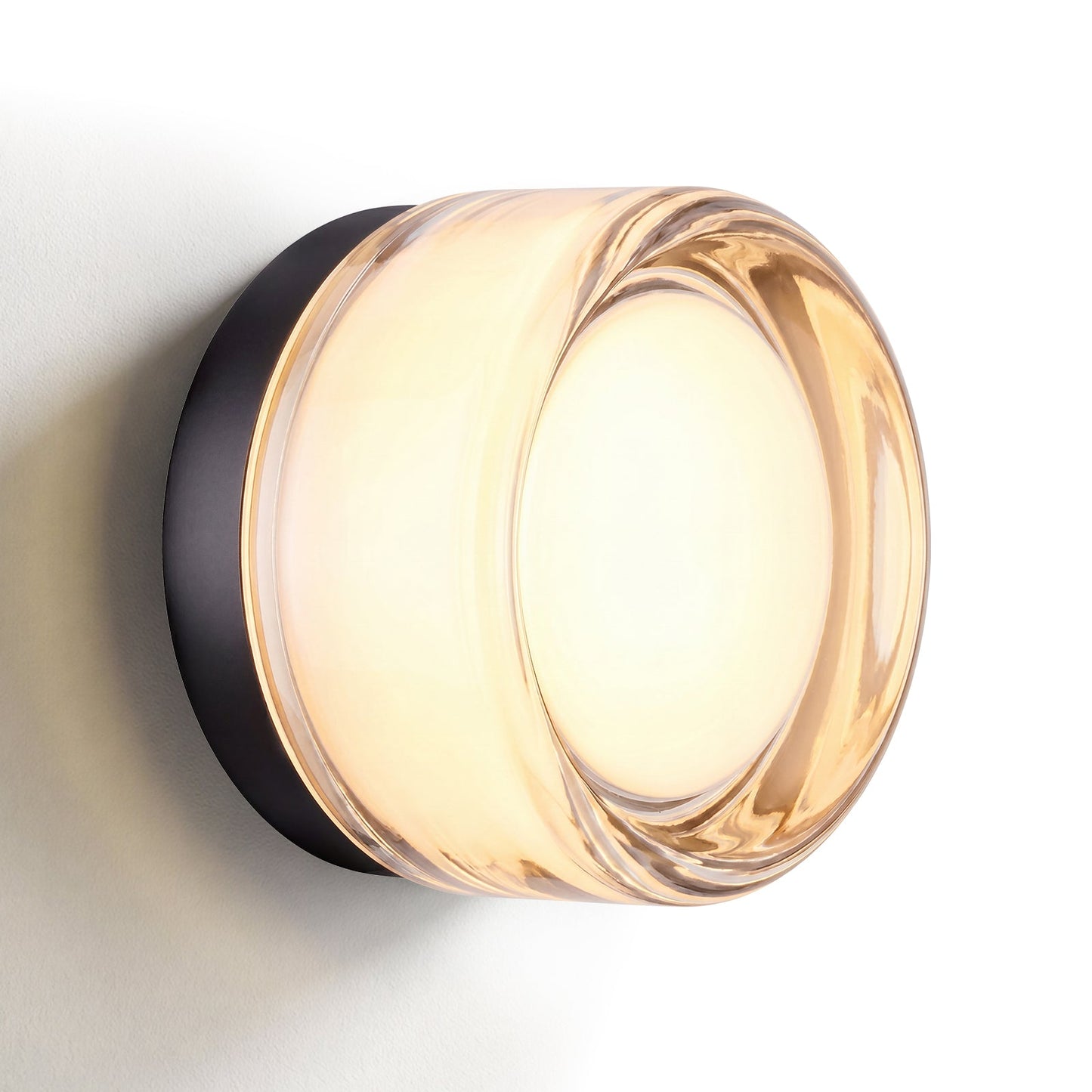 Clear Glass Dimple Wall and Ceiling Light