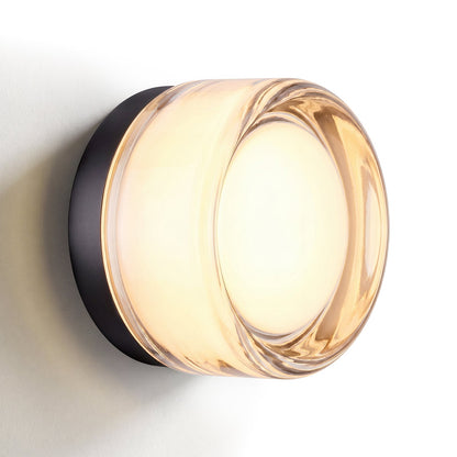 Clear Glass Dimple Wall and Ceiling Light