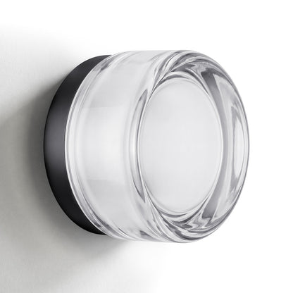 Clear Glass Dimple Wall and Ceiling Light