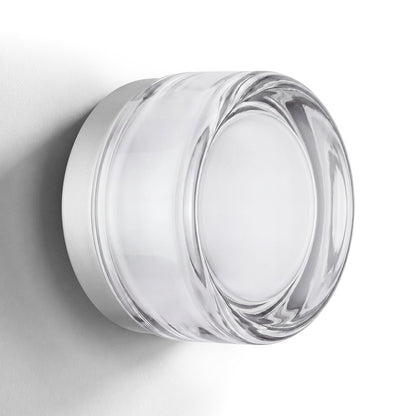 Clear Glass Dimple Wall and Ceiling Light