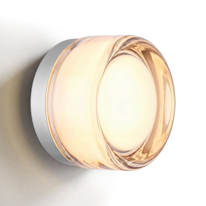 Clear Glass Dimple Wall and Ceiling Light