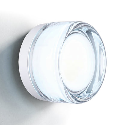Clear Glass Dimple Wall and Ceiling Light