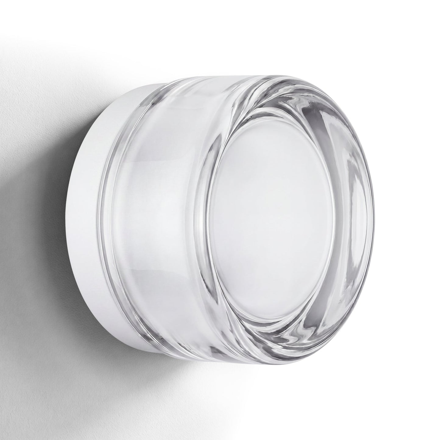 Clear Glass Dimple Wall and Ceiling Light