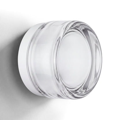 Clear Glass Dimple Wall and Ceiling Light