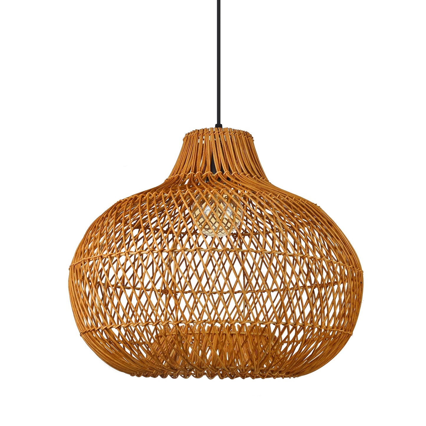 Handmade Rattan Wicker Pendant Shade