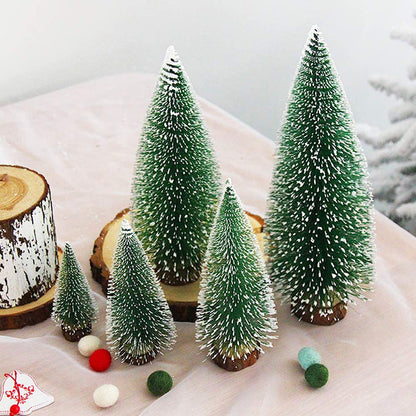 Small Artificial Tabletop Xmas Pine Tree Christmas Decorations-[Modern pendant lighting for bedroom and living space]-Demolights UK