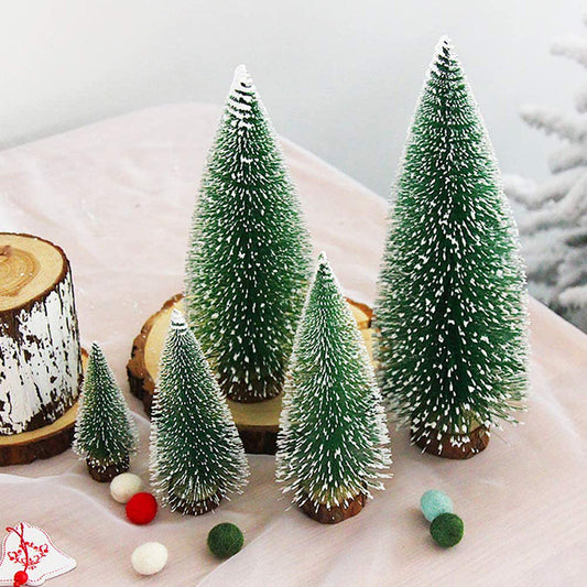 Small Artificial Tabletop Xmas Pine Tree Christmas Decorations-[Modern pendant lighting for bedroom and living space]-Demolights UK