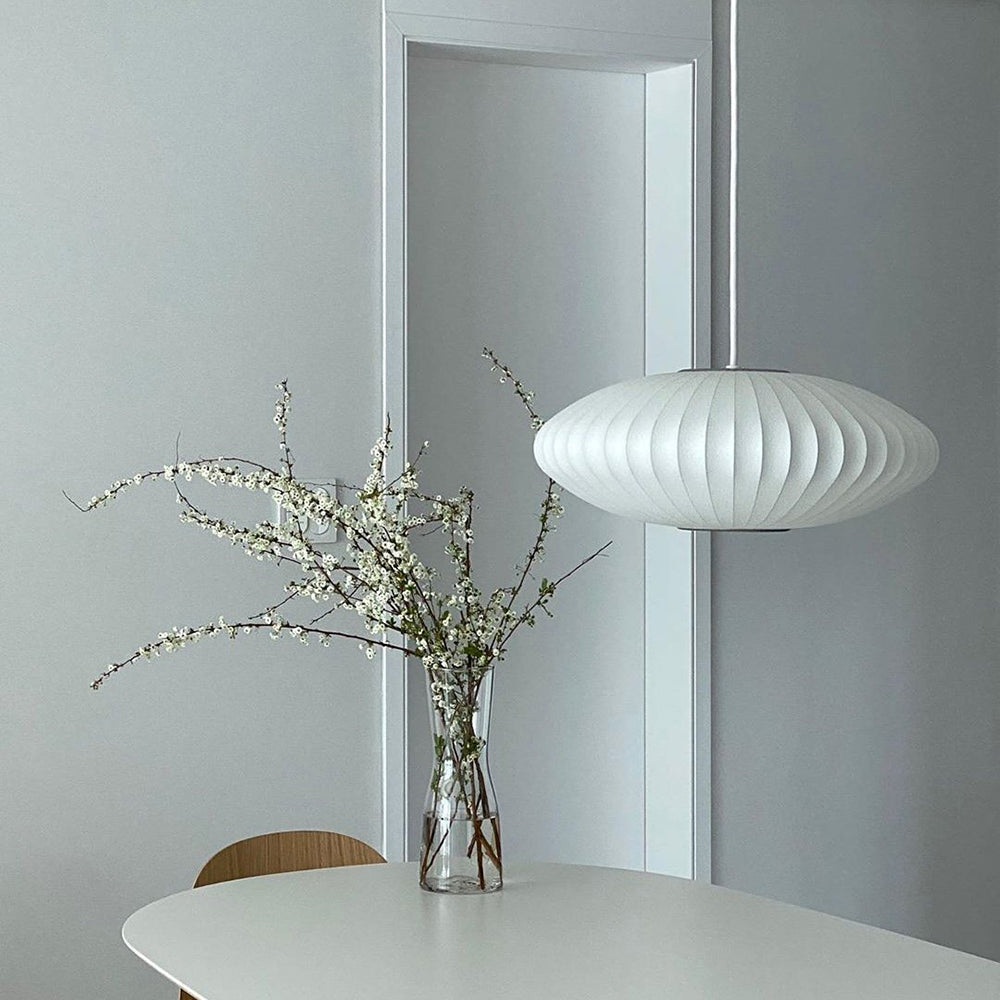 Silk Cocoon Cloud Pendant Light
