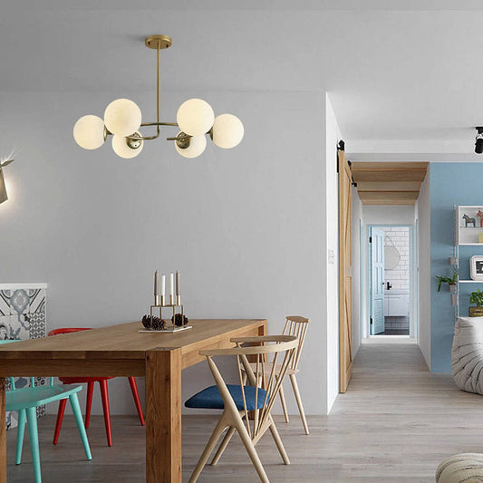 Design Milk Glass Pendant Light Bubble Light Fixture-[Modern pendant lighting for bedroom and living space]-Demolights UK