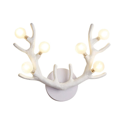Antler Wall Lamp in White or Brown