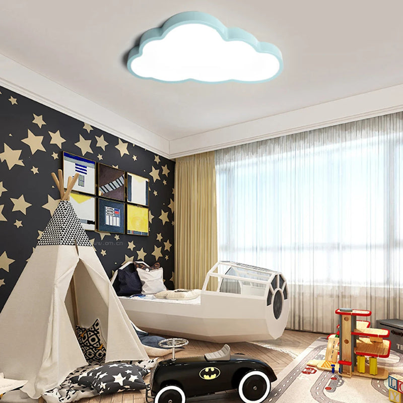 Cloud Flush Mount Minimalist Ceiling Lighting-[Modern pendant lighting for bedroom and living space]-Demolights UK