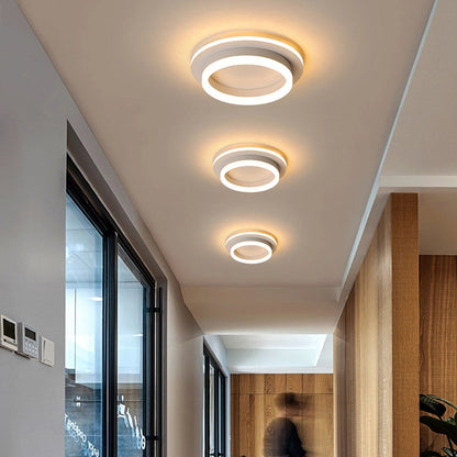 Nordic Geometric Ceiling Light Modern LED Lamp Fixture-[Modern pendant lighting for bedroom and living space]-Demolights UK