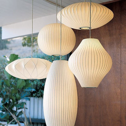 Nelson Bubble Pendant Lamp-[Modern pendant lighting for bedroom and living space]-Demolights UK