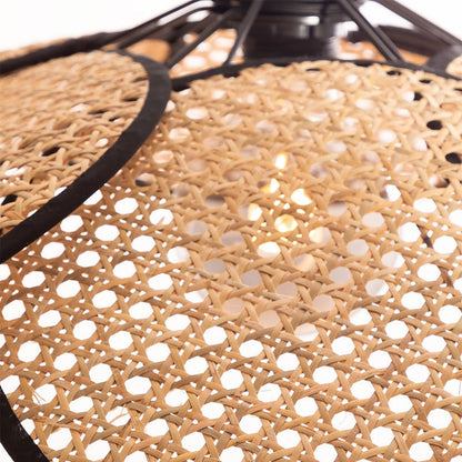 Modern Handwoven Rattan Lampshade