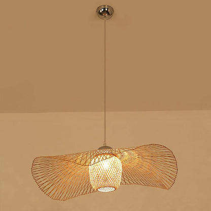 Bamboo Wicker Shade, Pendant or Ceiling