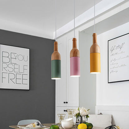 Wine Bottle Cluster Pendant Light