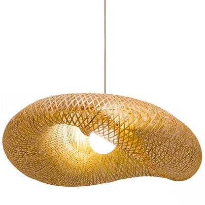 Woven Bamboo Pendant Light, 38-100cm