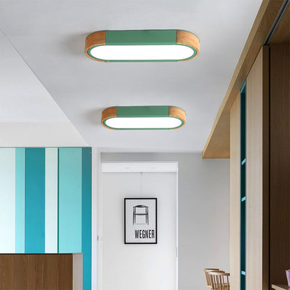 Minimalist Elliptical Geometry Ceiling Lights Fixture