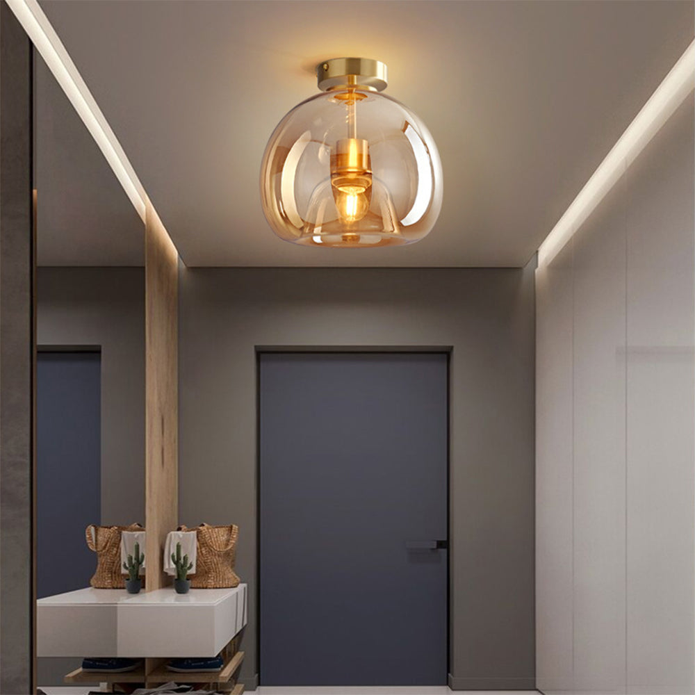 Vintage Bubble Glass Ceiling Light