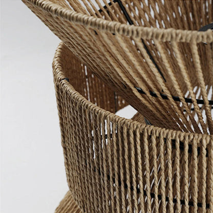 Rustic Hemp Rope Pendant Light