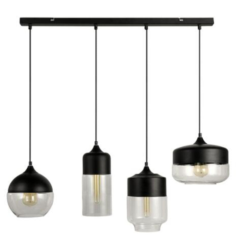 Industrial Rustic Glass Pendant Light