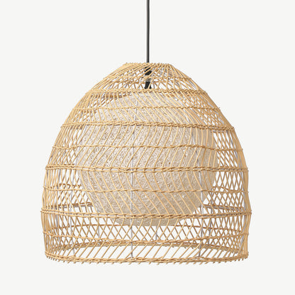 Simple Basket Rattan Wicker Pendant
