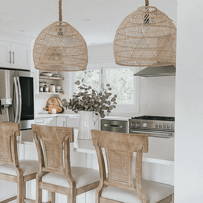 Nordic Rattan Rope Cord Pendant