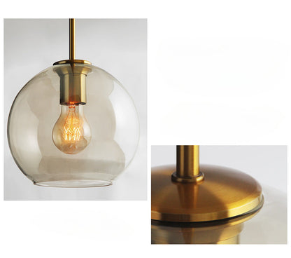 Minimalist Glass Coffee Bar Pendant