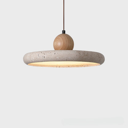 Travertine Wabi-Sabi Pendant Light