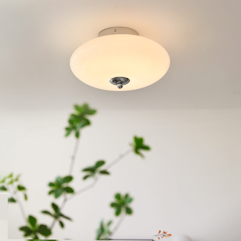 UFO Opal Glass Flush Mount Light