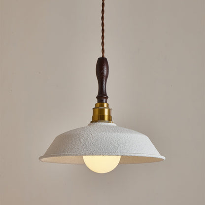 Japanese Vintage Wood Pendant Lamp