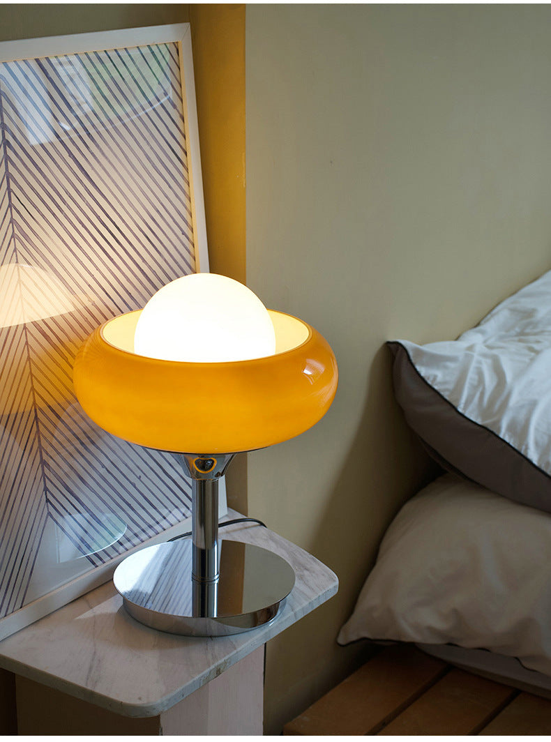 Bauhaus Glass Bedside Table Lamp