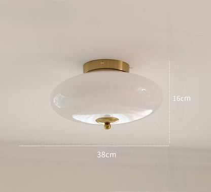 UFO Opal Glass Flush Mount Light