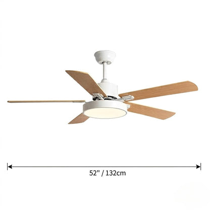 White or Bronze DC Motor Ceiling Fan
