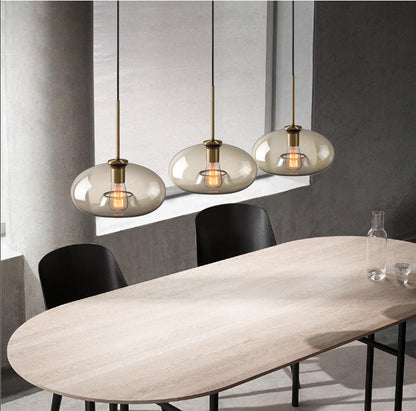 Minimalist Glass Coffee Bar Pendant
