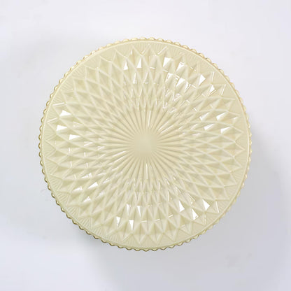 Retro Nostalgia Milky White Art Glass Ceiling Light