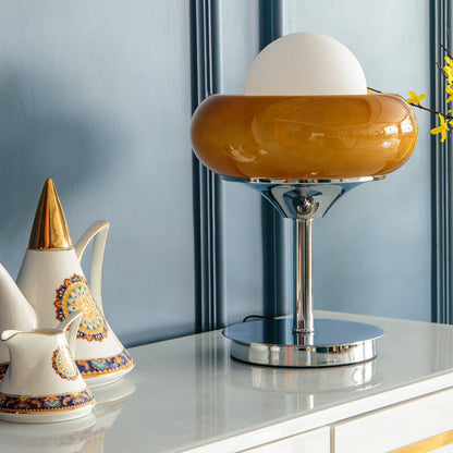 Bauhaus Glass Bedside Table Lamp