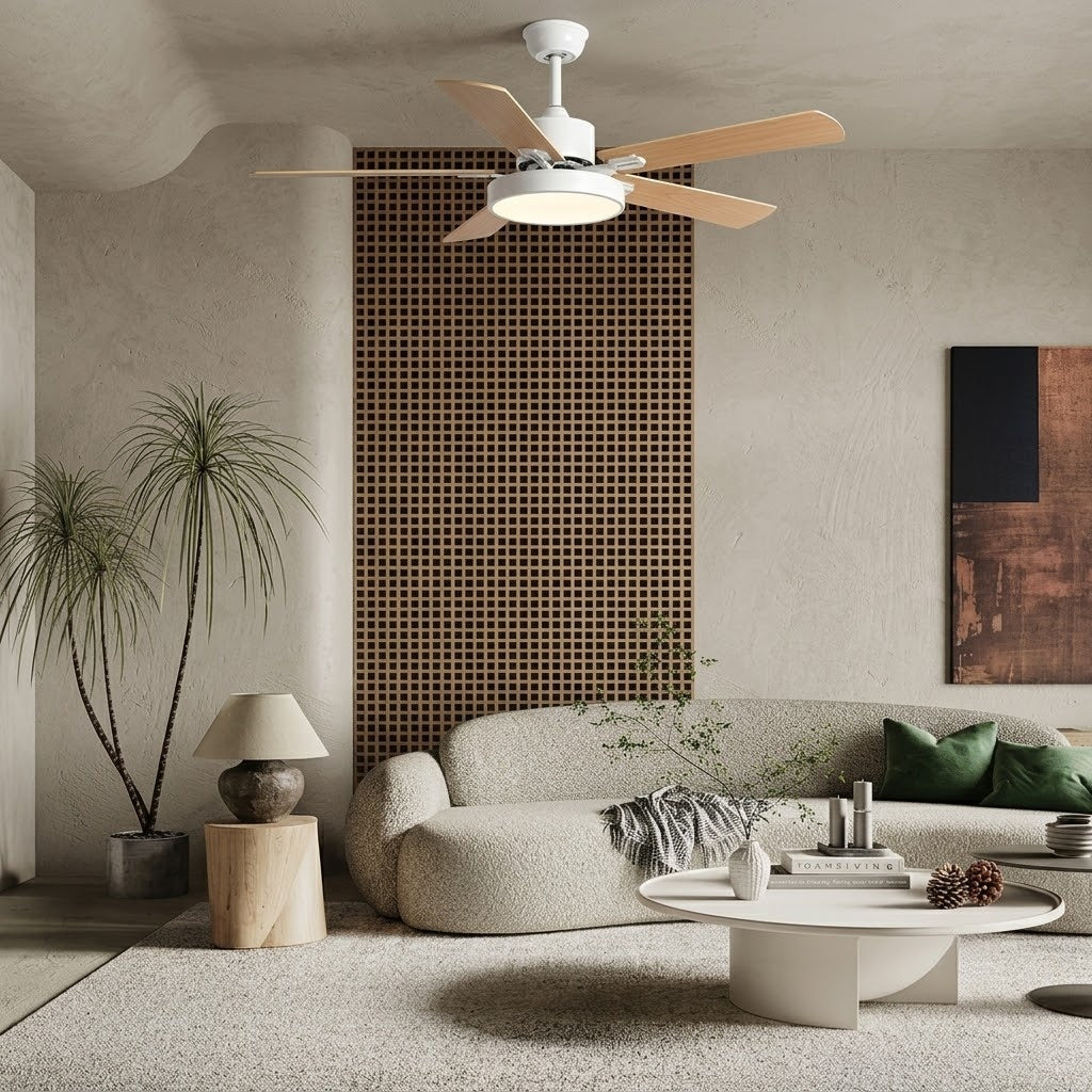 White or Bronze DC Motor Ceiling Fan