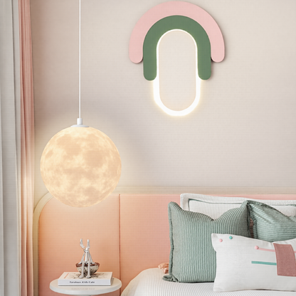 3D Printed Moon Globe Pendant