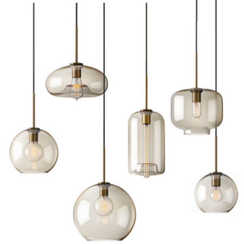 Minimalist Glass Coffee Bar Pendant