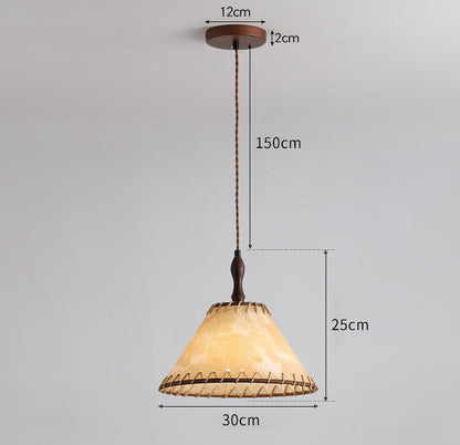 Wabi-Sabi Fabric Pendant Light