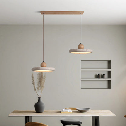 Travertine Wabi-Sabi Pendant Light