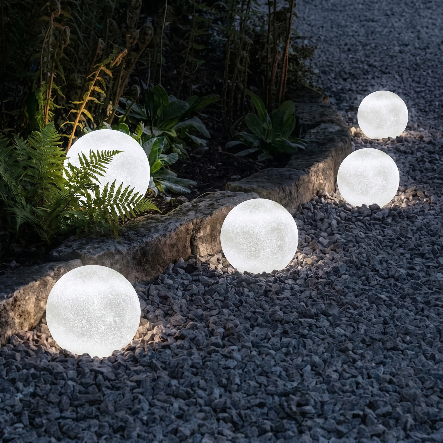 Solar Moon Globe Lamp IP65