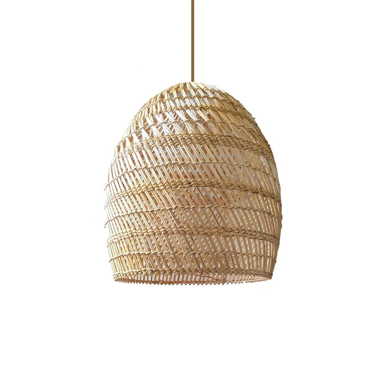 Wicker Woven Rattan Hanging Light