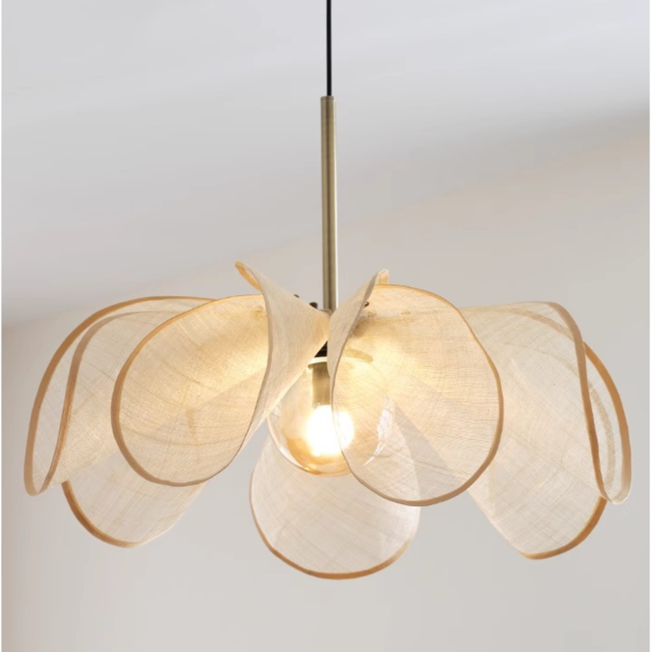 Petal Linen Pendant Light