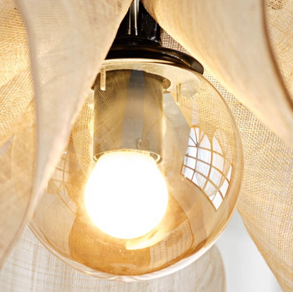 Petal Linen Pendant Light